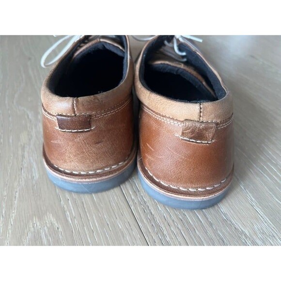 Steve Madden Mens Brown leather Dress Shoes Harpoon 217 size 13 - Picture 3 of 8